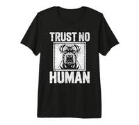 Funny Dog Mama Gift Trust No Human Cane Corso Mastiff Guard Premium T-Shirt
