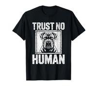 Funny Dog Mama Gift Trust No Human Cane Corso Mastiff Guard T-Shirt