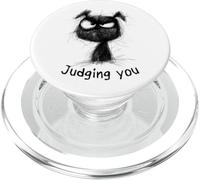 Funny Dog Meme Judging You Grumpy Dog PopSockets PopGrip for MagSafe