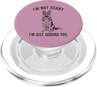Funny Dog Mom T-Shirt I'm Not Scary Judging German Shepherd PopSockets PopGrip for MagSafe