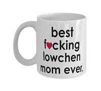 Funny Dog Mug Best Fcking Lowchen Mom Ever, Ceramic Coffee Mug, 11 oz