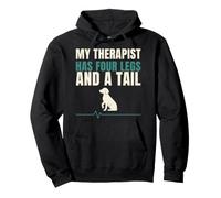 Funny Dog My Therapist Has Four Legs And A Tail Dog Lover Pullover Hoodie