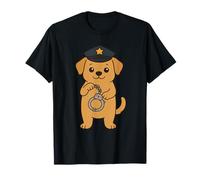 Funny Dog Police Officer T-Shirt T-Shirt