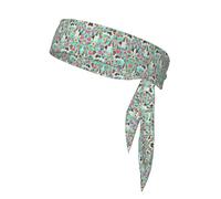 Funny Dog Print Sports Head Tie,Headband,for Running,Cycling,Basketball,Tennis,for Women Men