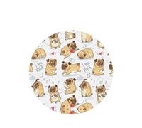 Funny Dog Printing 10 Pcs Car Air Freshener Fragrant Sheets,Car Hanging Accessories With Strings For Decor