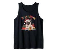 Funny Dog Pug Christmas Tank Top