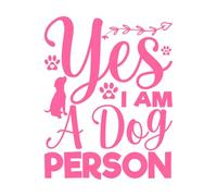 Funny Dog quotess Lettering Decals 64x81.3cm Car Body Decoration Pink