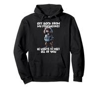 Funny Dog Saying Back From My Psychiatrist Quote Poodle Pullover Hoodie