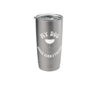 Funny Dog Scent Work - My Dog Nose Everything Stainless Steel Insulated Tumbler
