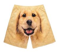 Funny Dog Shorts Casual Walking Home Sleepwear 3D Printed Men's Summer Shorts Animal Breathable Shorts Funny Cute Underpant