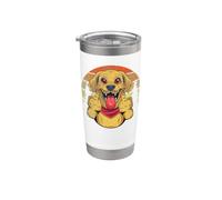 Funny Dog Shows the Middle Finger Stainless Steel Insulated Tumbler