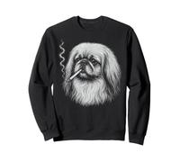 Funny Dog Smoking Pekingese Sweatshirt