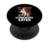 Funny Dog The Original Homework Eater Dog Lover Dog Owner PopSockets Adhesive PopGrip