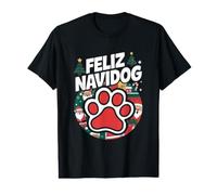 Funny Dog Trainer Christmas Pun - Feliz Navidog Value Graphic T-Shirt