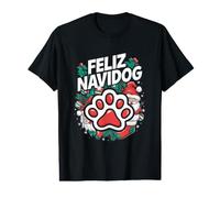 Funny Dog Trainer Christmas Pun - Feliz Navidog Value Graphic T-Shirt