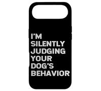 Funny Dog Trainer I'm Silently Judging Your Dog's Behaviour Case for iPhone Air