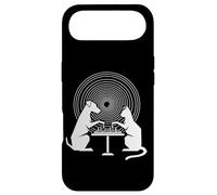 Funny Dog vs Cat Playing Chess Hypnotic Spiral Strategy Case for iPhone Air