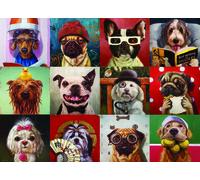 EuroGraphics Jigsaw Puzzle Funny Dogs – Multi-Colored – 6000-5523