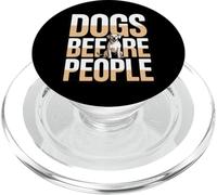Funny Dogs Before People Dog Lover Saying PopSockets PopGrip for MagSafe