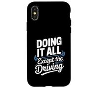 Funny Doing It All Except The Driving Truck Driver Wife Case for iPhone X/XS