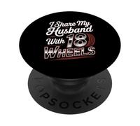 Funny Doing It All Except The Driving Trucker Wife PopSockets Adhesive PopGrip