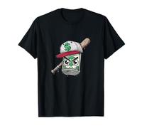 Funny Dollar Bill as Baseball Player Costume for Sports Fans T-Shirt