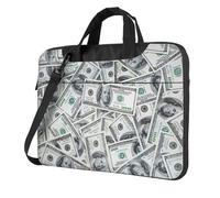 Funny Dollar Money Print Versatile Laptop Bag Stylish Laptops Case With Messenger Shoulder Briefcase Options