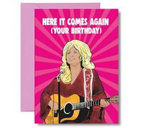 Funny Dolly Parton Style Birthday Card For Mum Friend Sister IN82