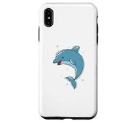 funny Dolphin in the Sea Marine Mammal Case for iPhone XS Max