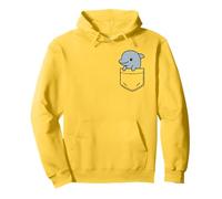 Funny Dolphin Pocket Pal Cute Dolphin Ocean Marine Animal Pullover Hoodie