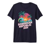 Funny Dominican Republic 2026 Vacay Travel Vacation Matching Premium T-Shirt