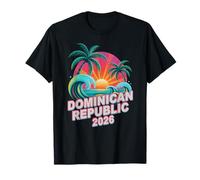 Funny Dominican Republic 2026 Vacay Travel Vacation Matching T-Shirt