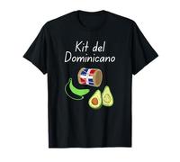 Funny Dominican Republic Kit Platano Power Tambora DR Flag T-Shirt
