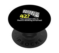 Funny Dominoes Game 42 Forty Two Domino Player PopSockets Adhesive PopGrip