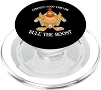 Funny Dominoes Game Chicken Foot Domino Player PopSockets PopGrip for MagSafe