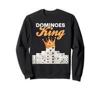 Funny Dominoes Game King Domino Player Humor Sweatshirt