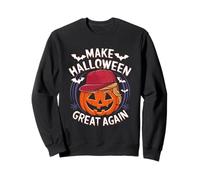 Funny Donald Trump Make Halloween Great Again USA America Sweatshirt