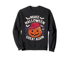 Funny Donald Trump Make Halloween Great Again USA America Sweatshirt