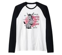 Funny Donkey Chaos Shirt Giddy Up Sparkle Farts Humor Tee Raglan Baseball Tee