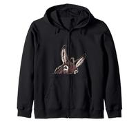 Funny Donkey Face Gifts idea for for cute Donkeys & Horses Zip Hoodie