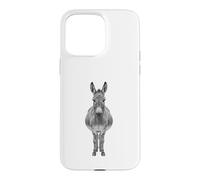 Funny Donkey Farm Animal Lover Rustic Nature Art Case for iPhone 15 Pro Max