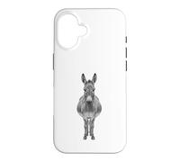 Funny Donkey Farm Animal Lover Rustic Nature Art Case for iPhone 16