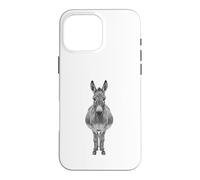 Funny Donkey Farm Animal Lover Rustic Nature Art Case for iPhone 16 Pro Max