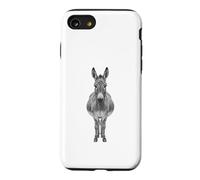 Funny Donkey Farm Animal Lover Rustic Nature Art Case for iPhone SE (2020) / 7/8