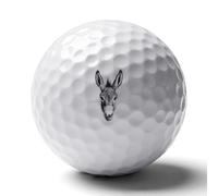 Funny Donkey Funny Printed Golf Ball Personalized Practice Balls Cool Accessories Gifts for Golfers Dads Men Women
