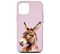 Funny Donkey Head - Smiling Donkey Art Farm Animal Graphic Case for iPhone 12/12 Pro