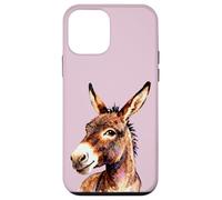 Funny Donkey Head - Smiling Donkey Art Farm Animal Graphic Case for iPhone 12 mini