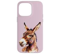 Funny Donkey Head - Smiling Donkey Art Farm Animal Graphic Case for iPhone 14 Pro Max