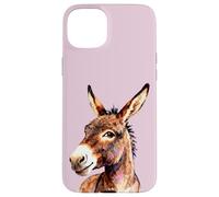 Funny Donkey Head - Smiling Donkey Art Farm Animal Graphic Case for iPhone 15 Plus