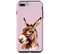 Funny Donkey Head - Smiling Donkey Art Farm Animal Graphic Case for iPhone 7 Plus/8 Plus